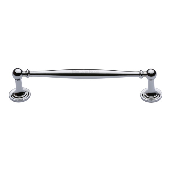 C2533 152-PC • 152 x 177 x 38mm • Polished Chrome • Heritage Brass Elegant Cabinet Pull Handle